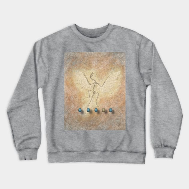 Archaeopteryx Crewneck Sweatshirt by barryfuxa